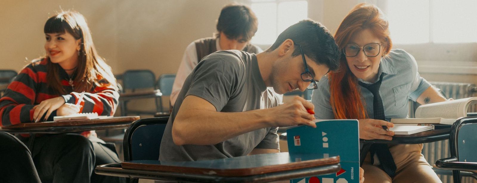 Des étudiants en salle de cours